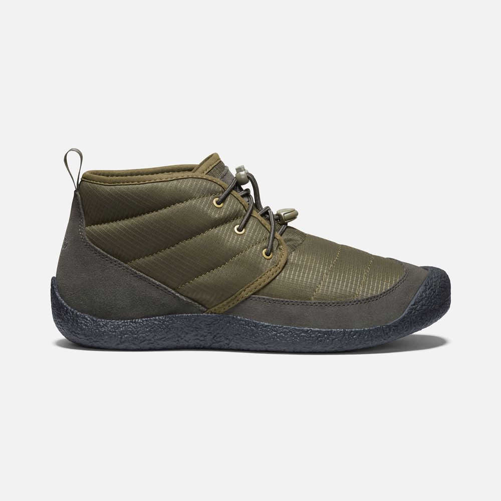 Bottes Chukka Keen Homme Vert Olive/Noir | Howser Ii | TESFC-4568